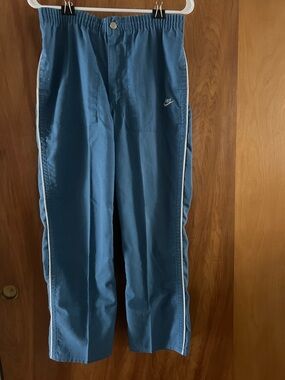 Nike Men’s Teal Joggers with White Side Piping